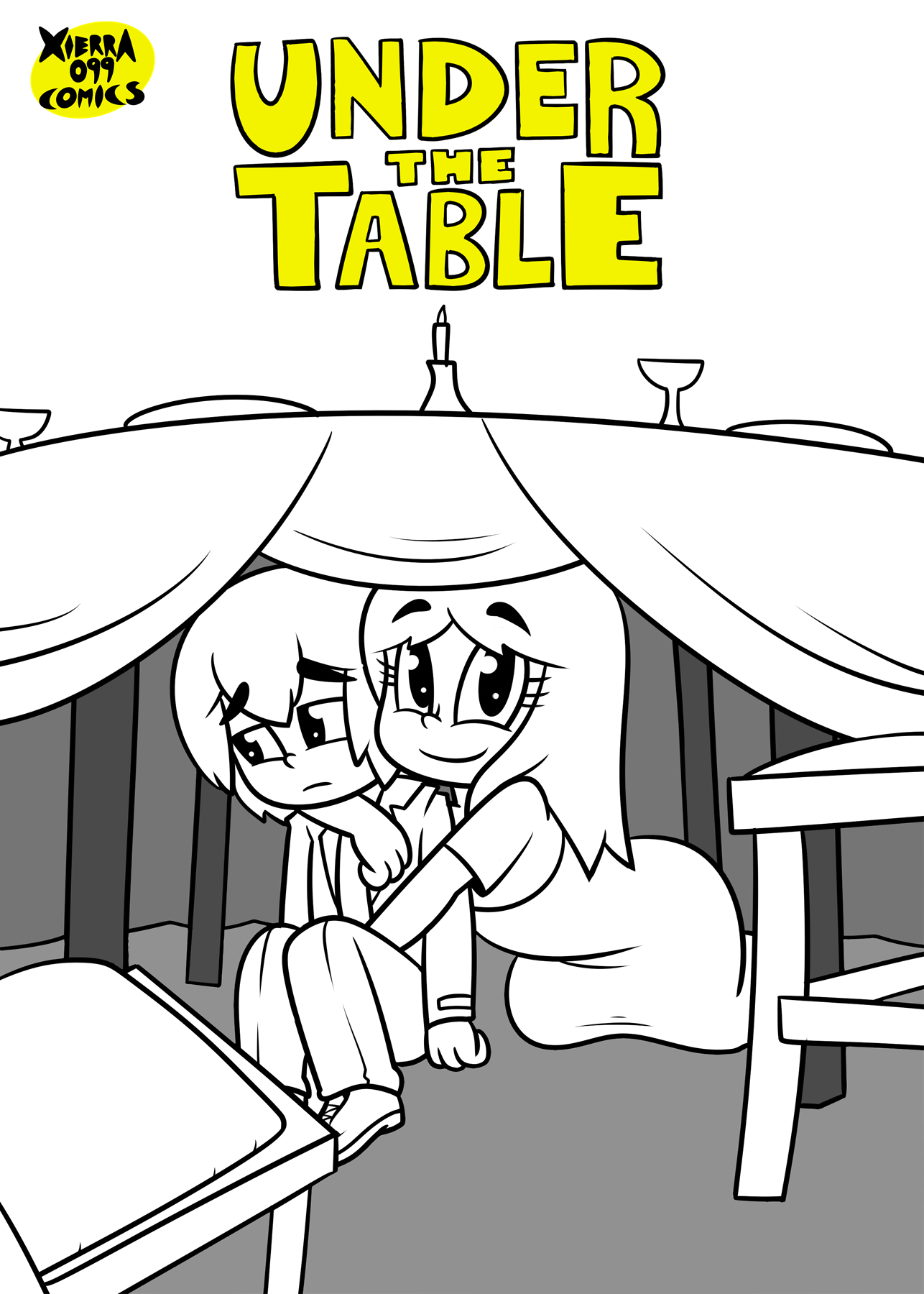 Under table cartoon