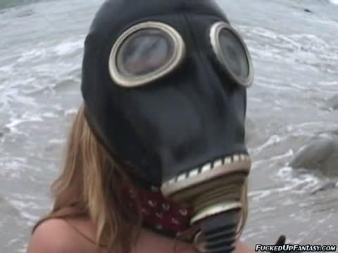 Gas mask scene