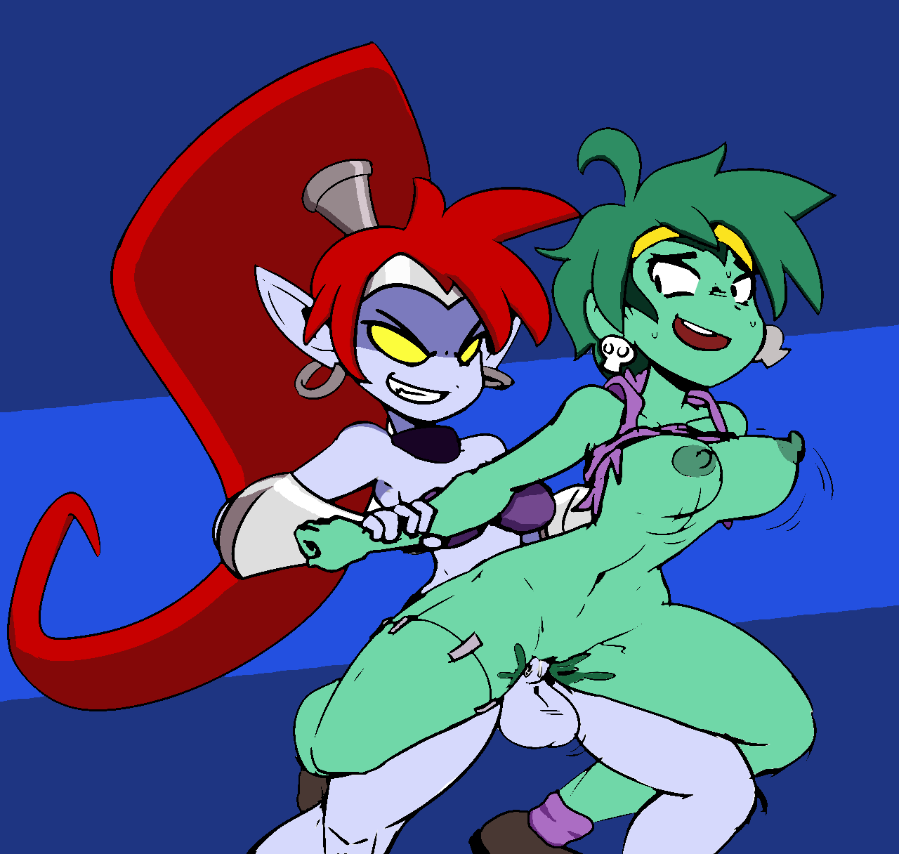 Shantae rottytops monstergirl adventure lesbian version