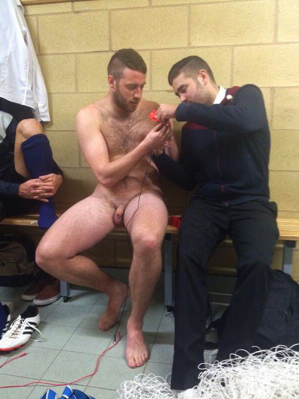 Nude locker room gay men