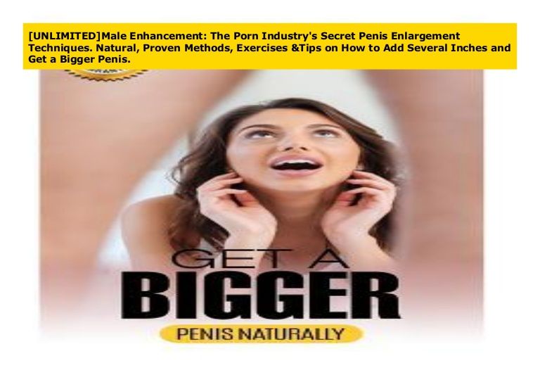 Grow your penis inches girth enlargement