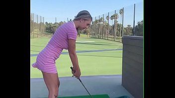 Thunderbird reccomend Teen flashes pussy up skirt in public exclusive golf video.