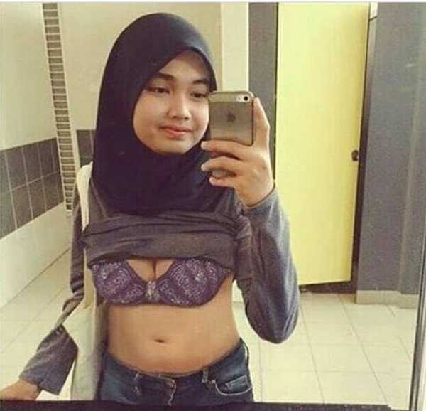 Hijab girl nude strip