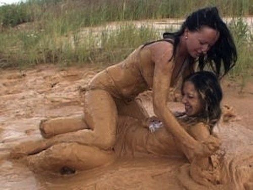 Mud Fight Midget Lesbian Porn - Girls mud wrestle. 