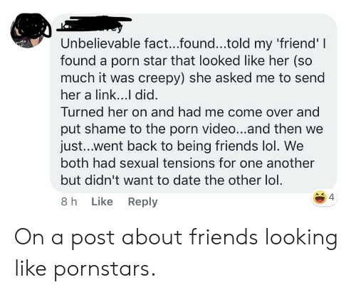My friend wants to be a porn star