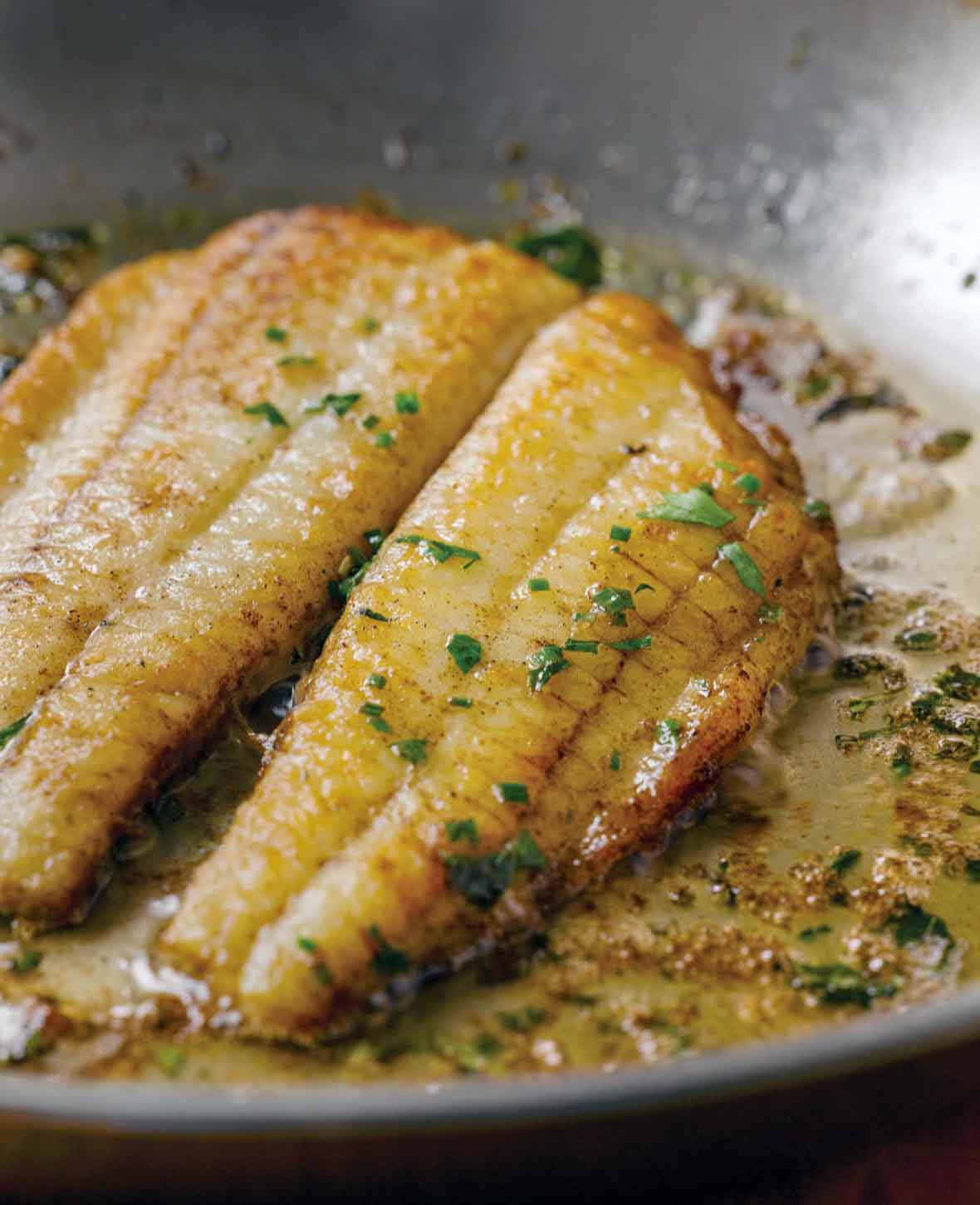 Basecamp reccomend Lightly fried fish fillets