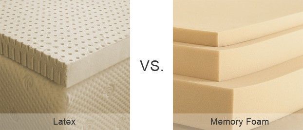Gi-Gi reccomend Natural latex vs. memory foam