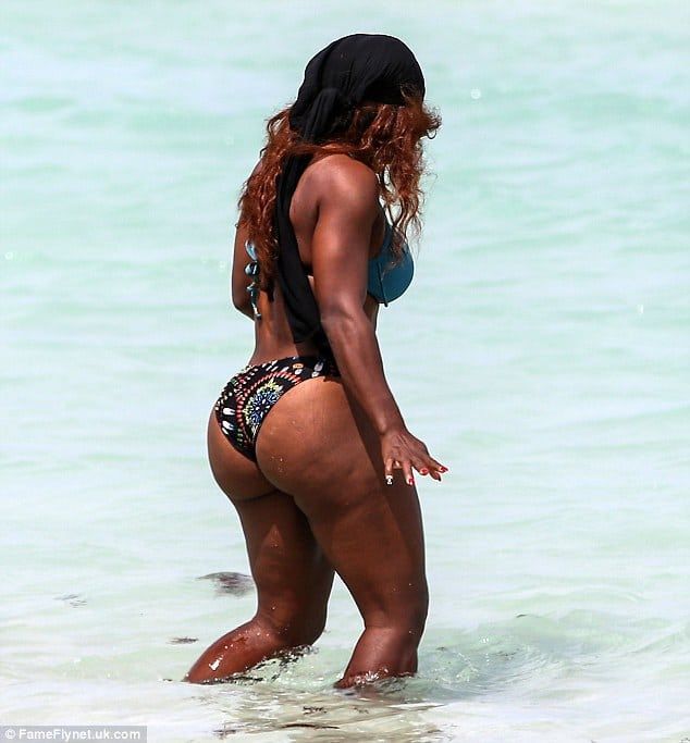 best of Williams foot Ass pic showing big serena in thong