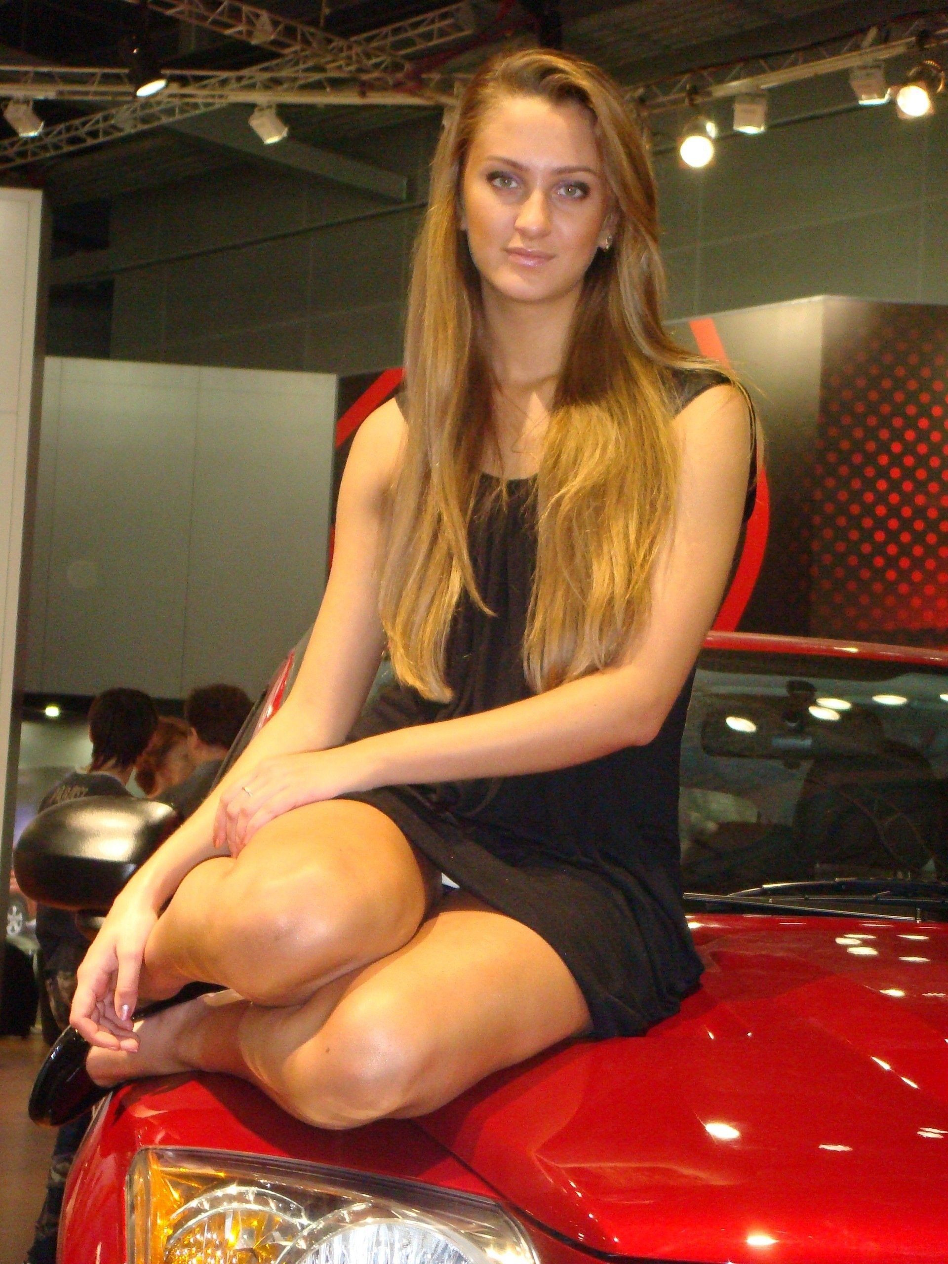 best of At carshow Upskirt