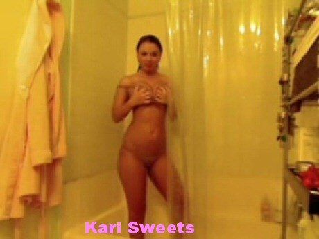 Kari sweets nude showers