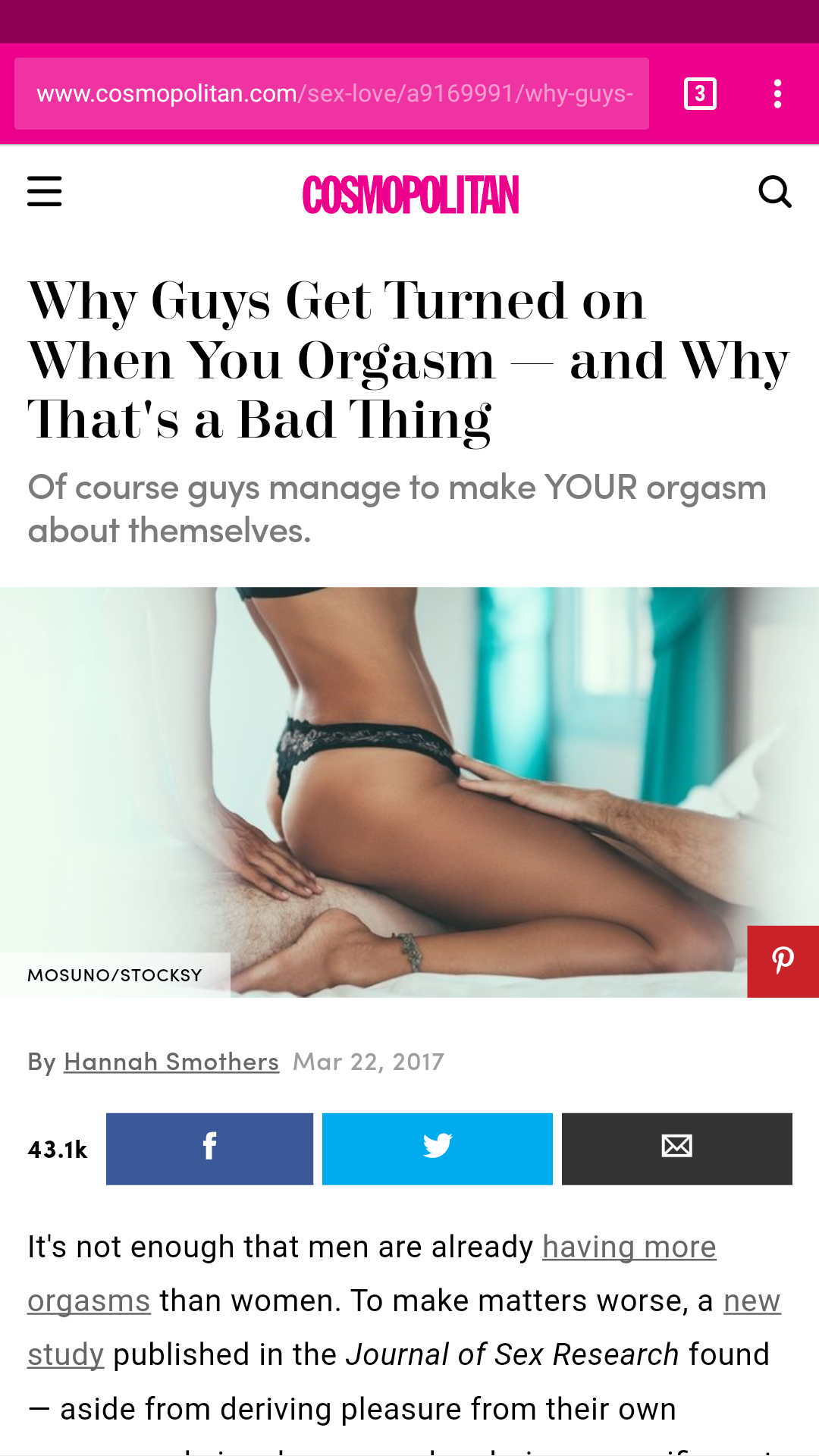 best of Virgins Cosmopolitan orgasm