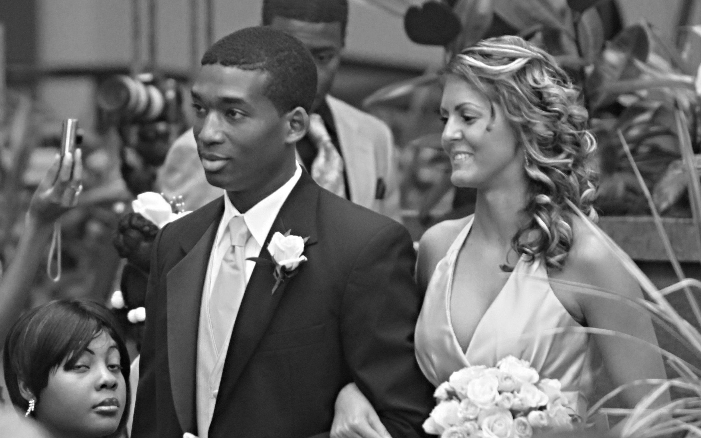 Black interracial marriage white