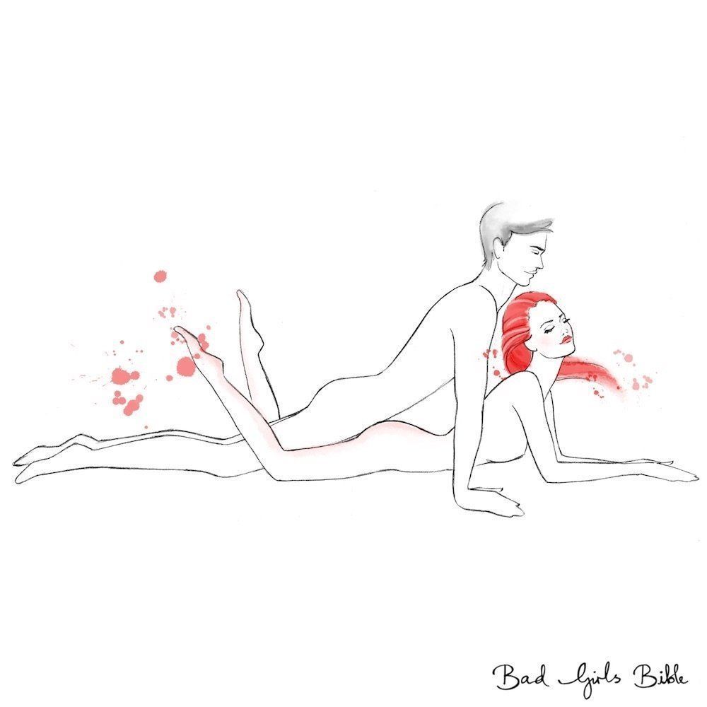 Sex position in the kitchen tortial