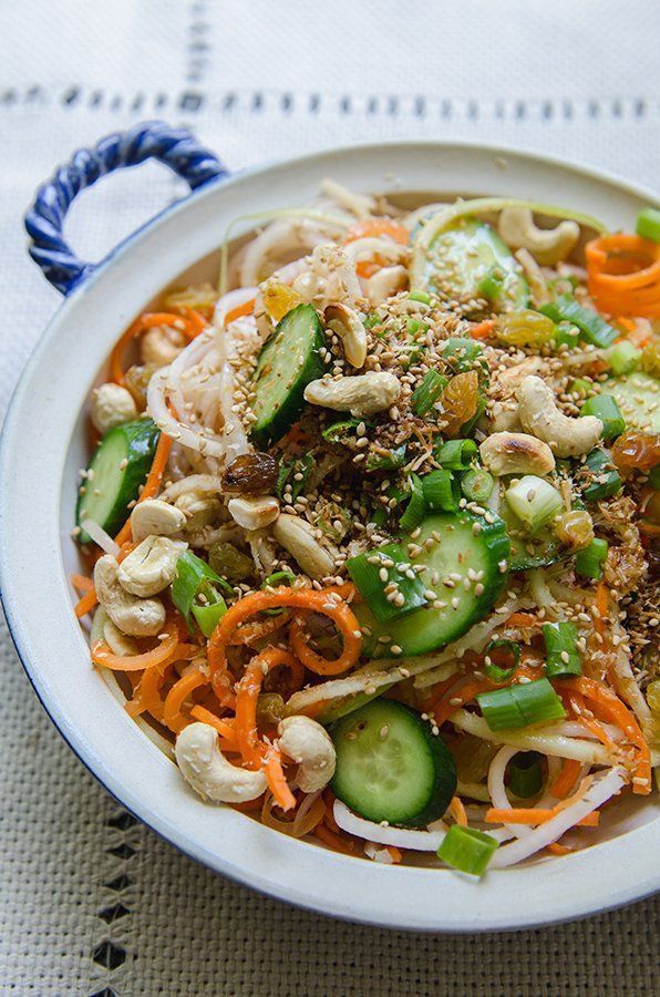Dollface reccomend Asian noodle salad carrots