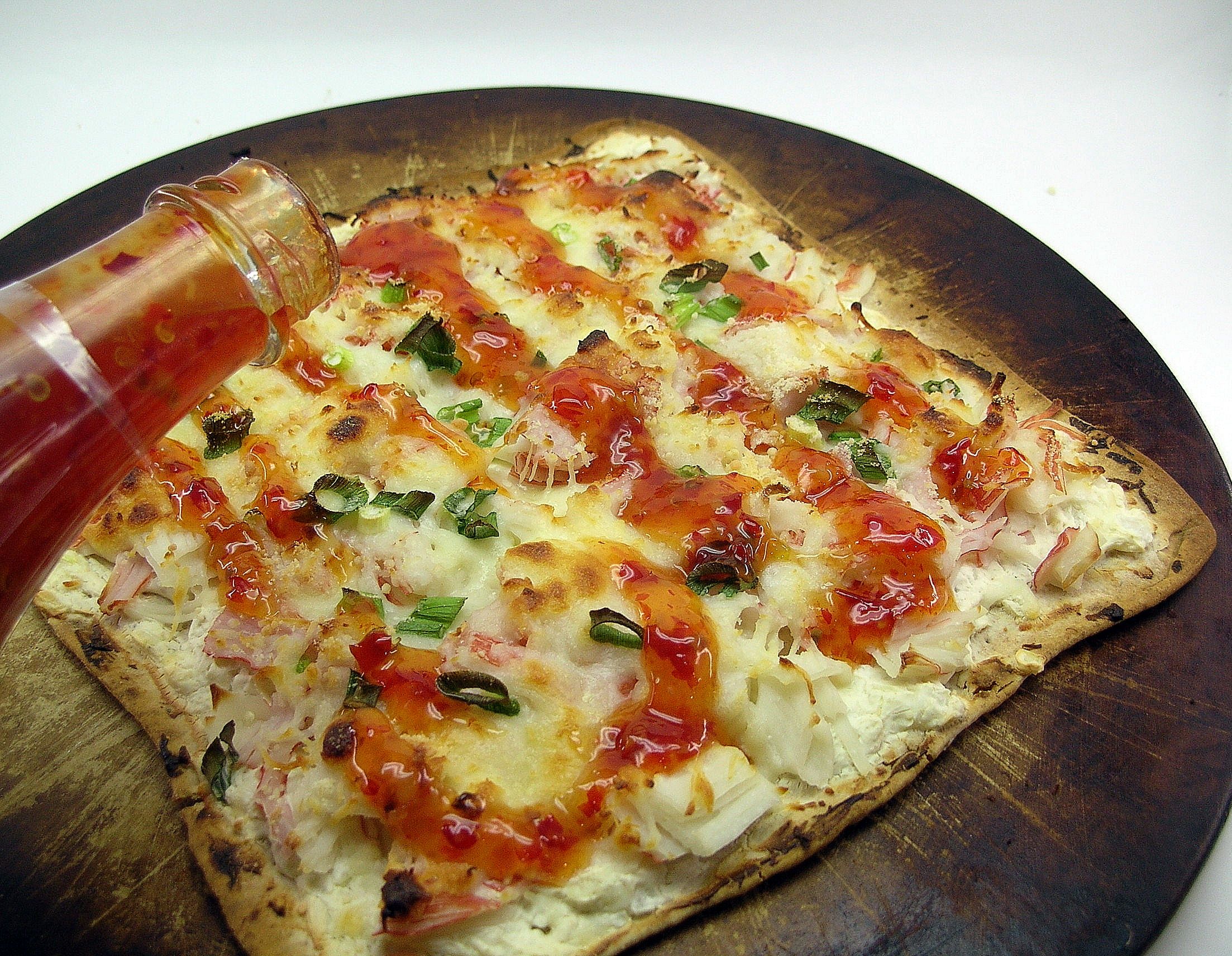 Asian style pizza