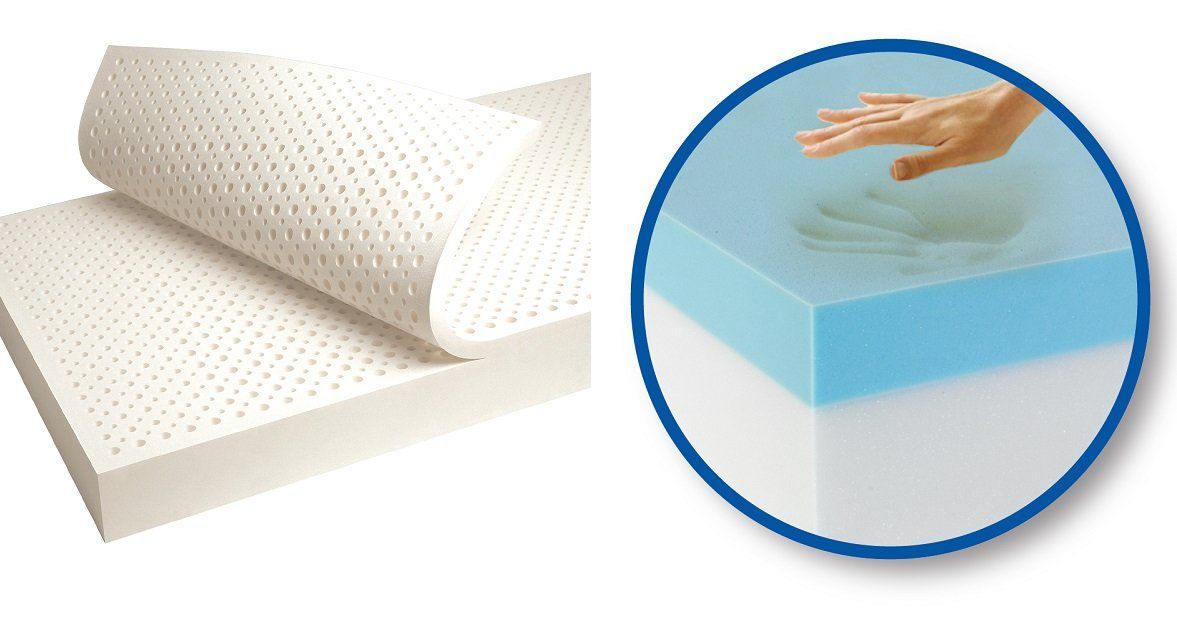 Natural latex vs. memory foam