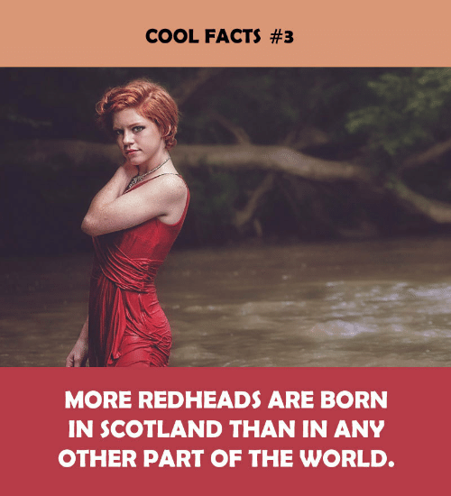 Scottish female redhead warriors