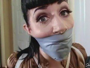 Meatball recommendet Horny girl with ball gag masturbating and squirting.