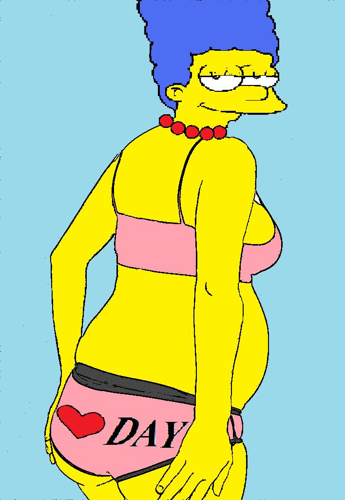 Dreads reccomend pregnant naked and Marge simpson