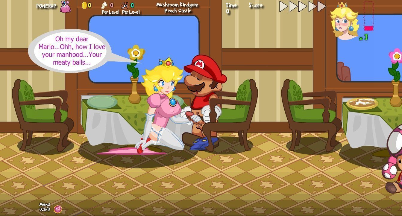 best of Naked Peach kiss mario