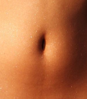 Belly button navel fetish