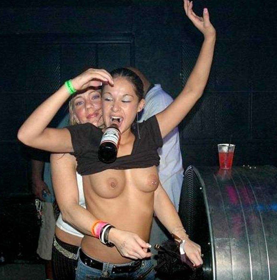 College party flashing
