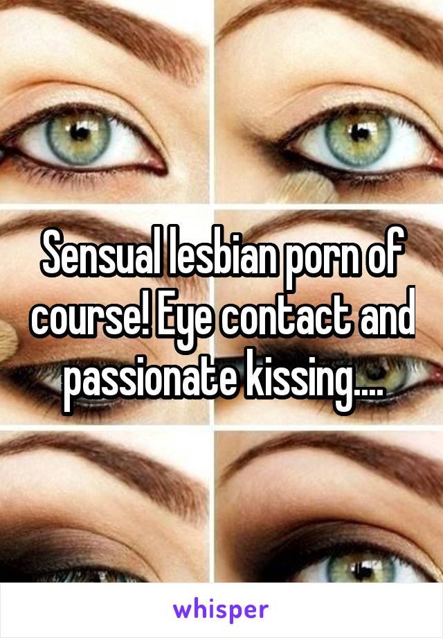 Eye contact lesbian