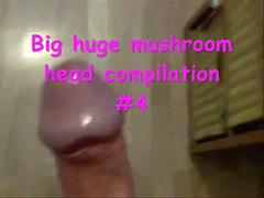 Huge mushroom head cock