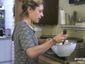German housewife kitchen